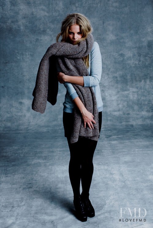 Marloes Horst featured in  the Evisu catalogue for Autumn/Winter 2010