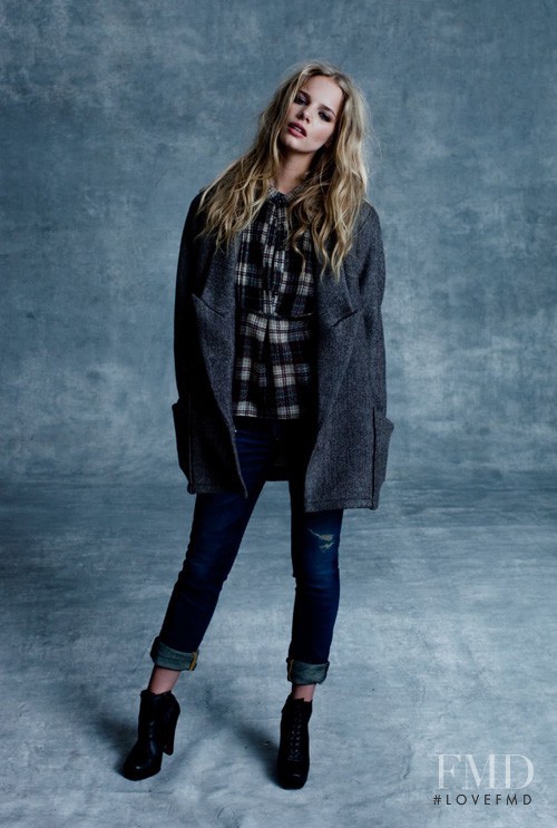 Marloes Horst featured in  the Evisu catalogue for Autumn/Winter 2010