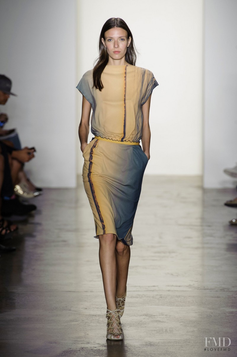 Larissa Mascarenhas featured in  the Costello Tagliapietra fashion show for Spring/Summer 2015