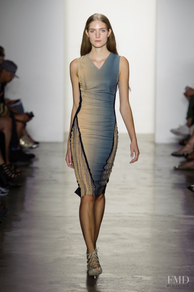 Leandra Martin featured in  the Costello Tagliapietra fashion show for Spring/Summer 2015