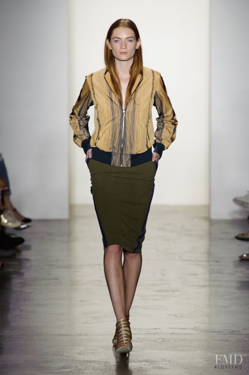 Kristin Zakala featured in  the Costello Tagliapietra fashion show for Spring/Summer 2015