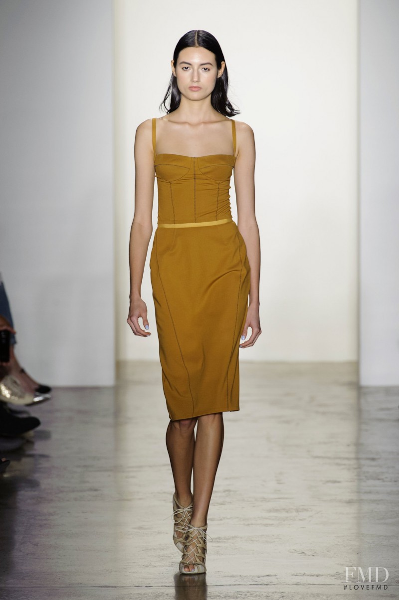 Bruna Ludtke featured in  the Costello Tagliapietra fashion show for Spring/Summer 2015