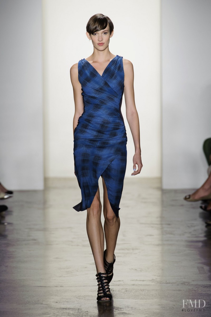 Sarah Bledsoe featured in  the Costello Tagliapietra fashion show for Spring/Summer 2015