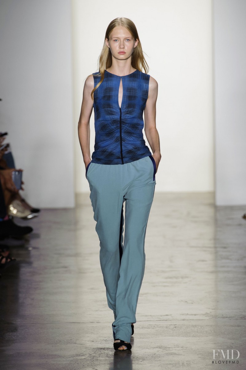 Alexandra Titarenko featured in  the Costello Tagliapietra fashion show for Spring/Summer 2015