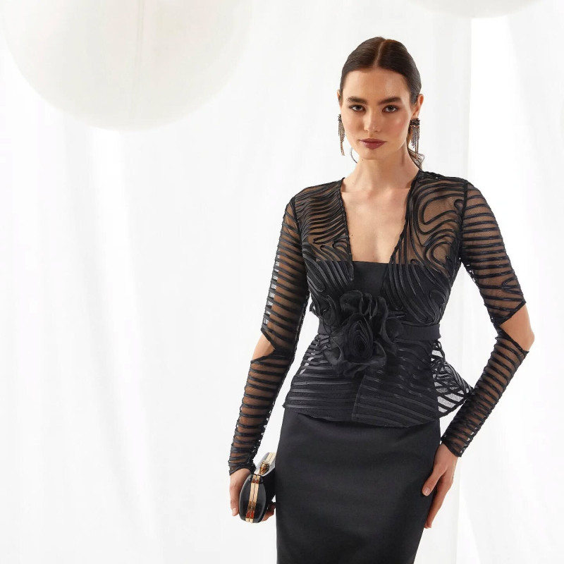 Alexandra Pletnyova featured in  the Eva Rubbini lookbook for Spring/Summer 2023