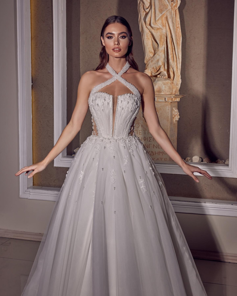 Alexandra Pletnyova featured in  the White Art Bridal lookbook for Winter 2022