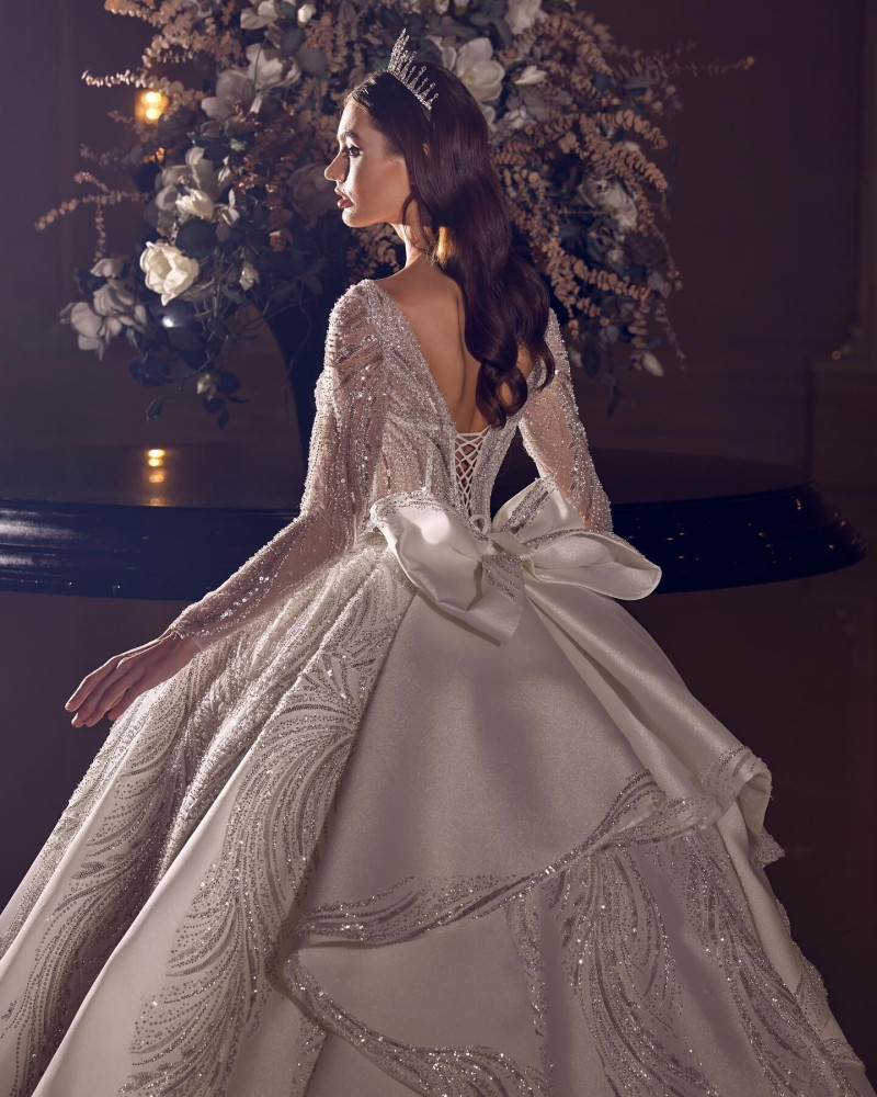 Alexandra Pletnyova featured in  the White Art Bridal lookbook for Winter 2022