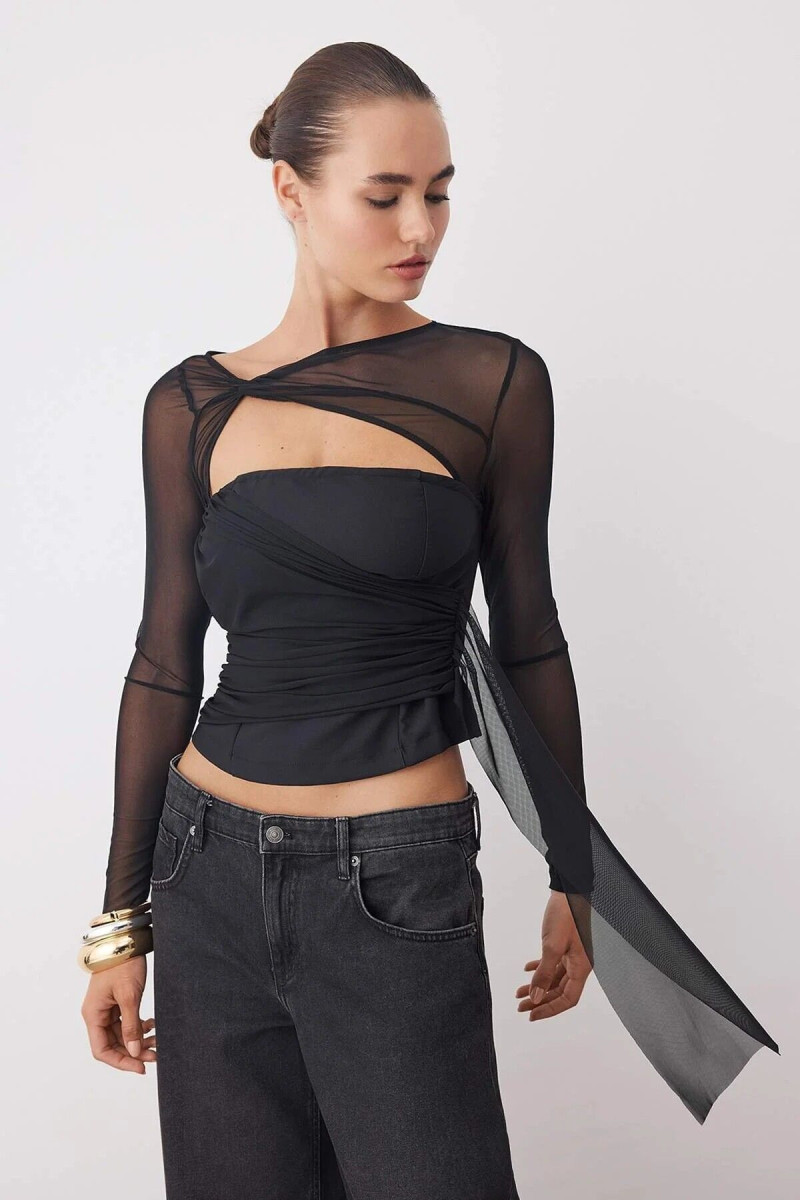Alexandra Pletnyova featured in  the Trendyol Milla catalogue for Pre-Fall 2025