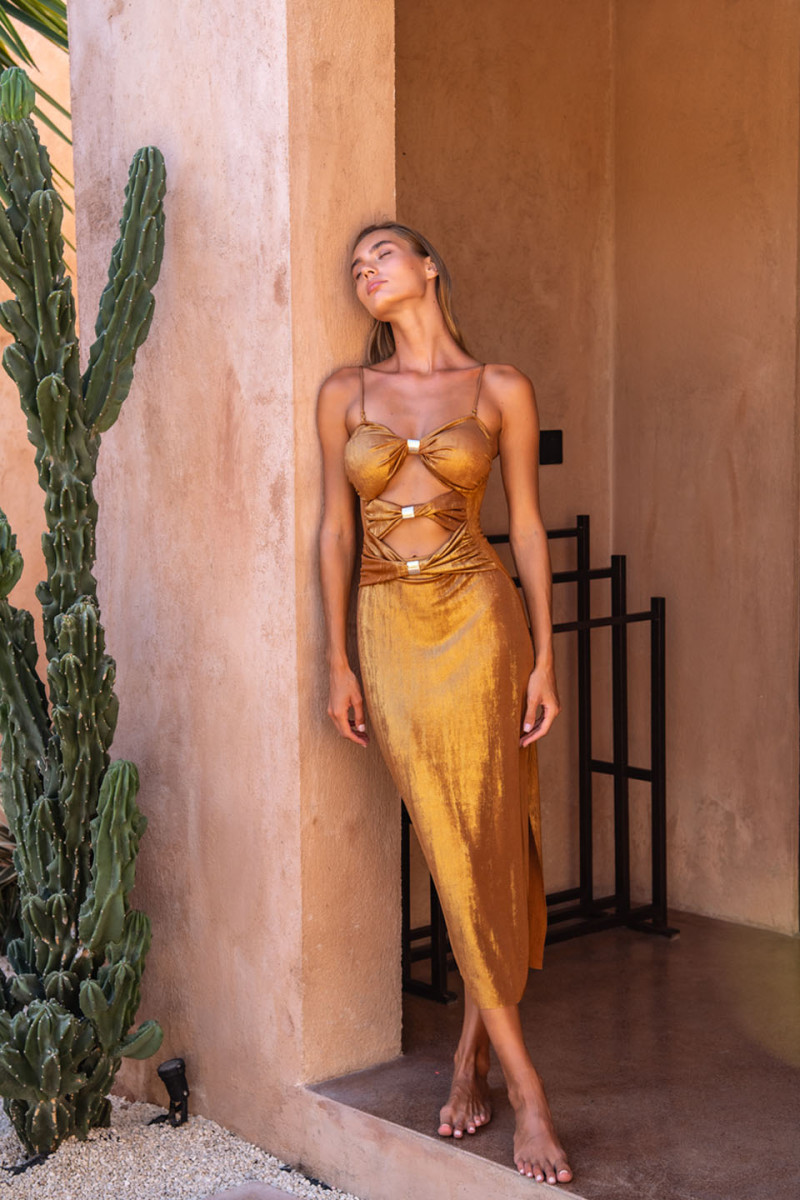 Alexandra Pletnyova featured in  the Demar Swimwear lookbook for Summer 2024