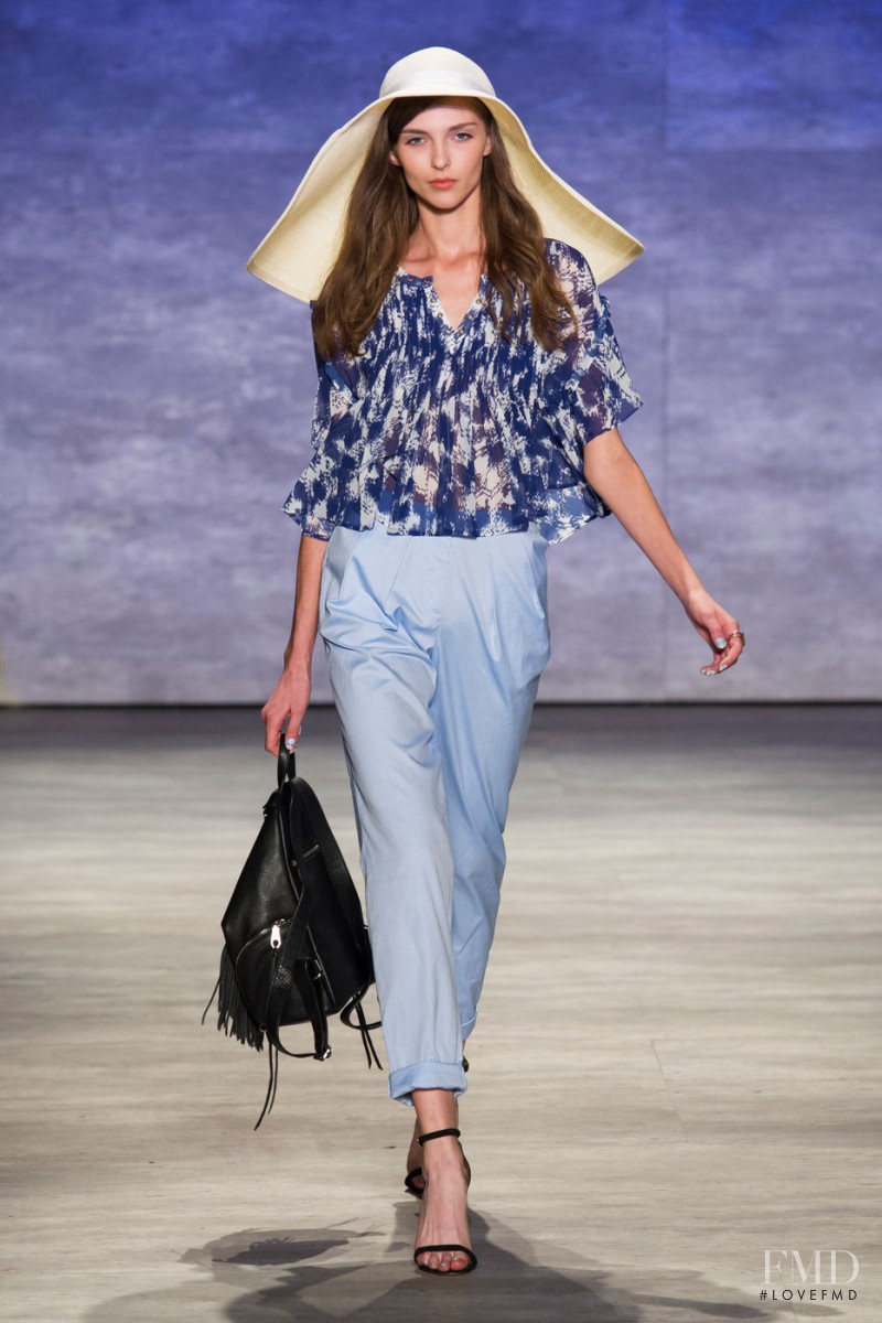 Anastasia Lagune featured in  the Rebecca Minkoff fashion show for Spring/Summer 2015