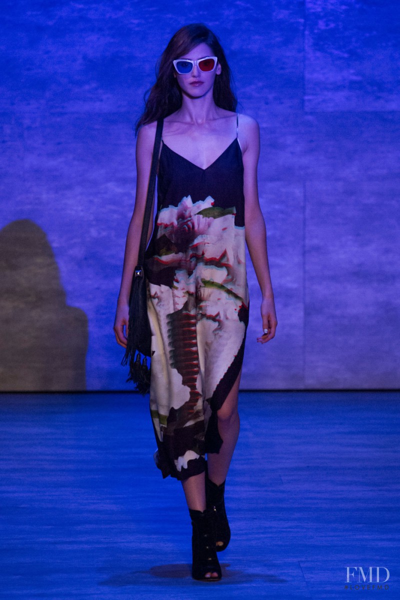 Iuliia Danko featured in  the Rebecca Minkoff fashion show for Spring/Summer 2015