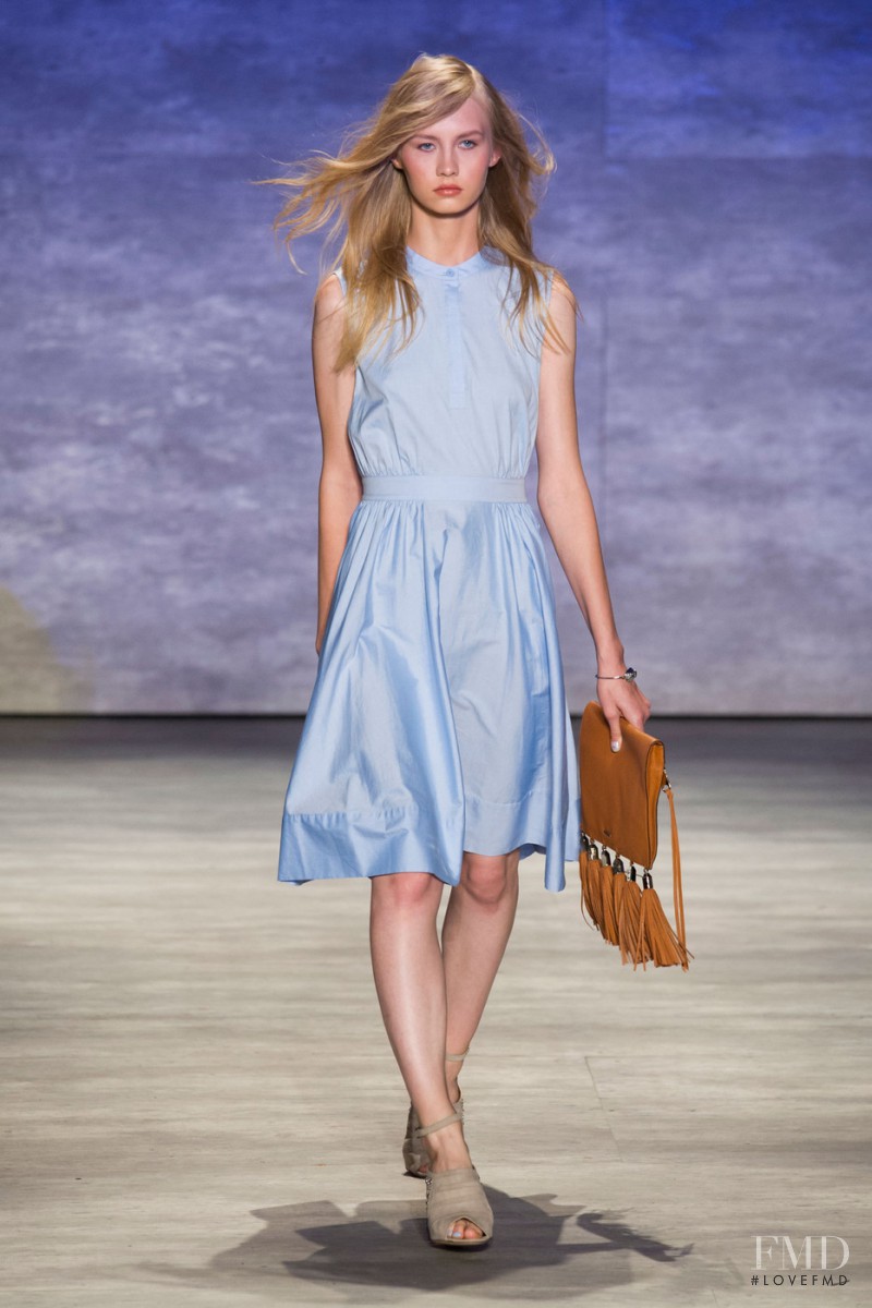 Alexandra Titarenko featured in  the Rebecca Minkoff fashion show for Spring/Summer 2015