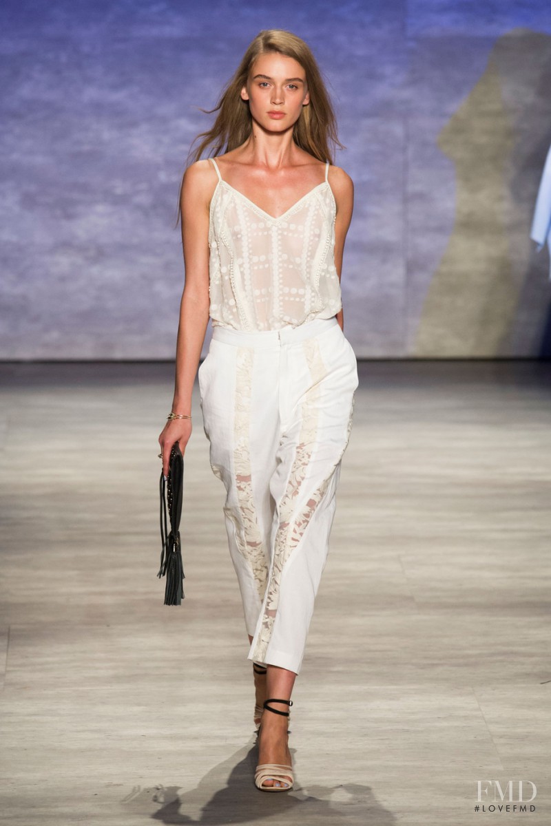 Jenia Ierokhina featured in  the Rebecca Minkoff fashion show for Spring/Summer 2015