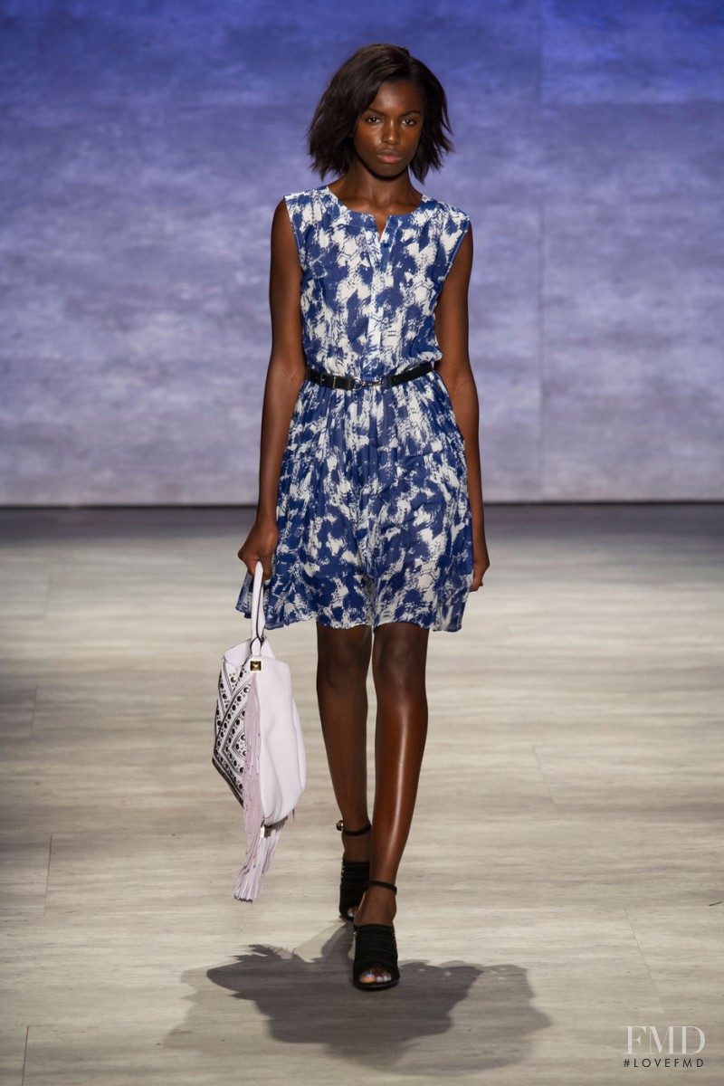 Leomie Anderson featured in  the Rebecca Minkoff fashion show for Spring/Summer 2015