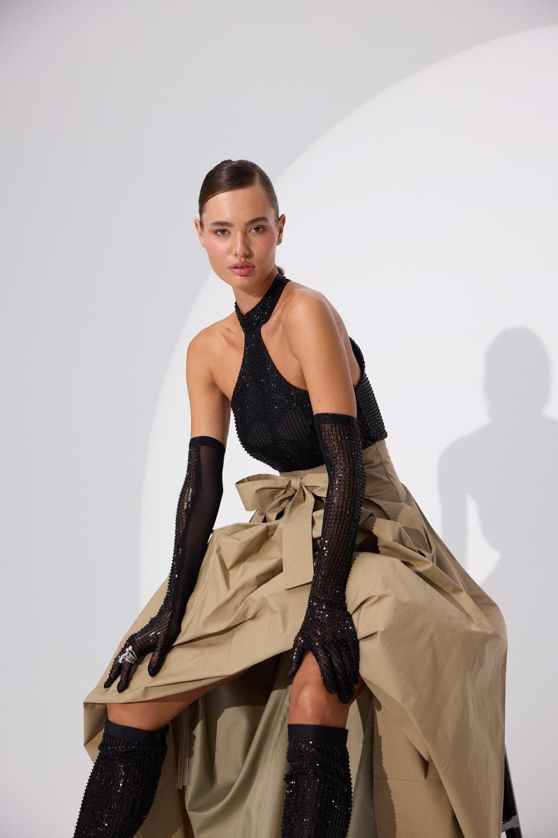 Alexandra Pletnyova featured in  the Nok Istanbul lookbook for Autumn/Winter 2026