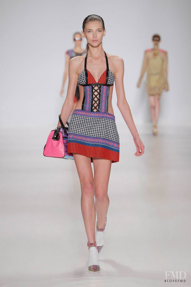 Anastasia Lagune featured in  the Custo Barcelona fashion show for Spring/Summer 2015