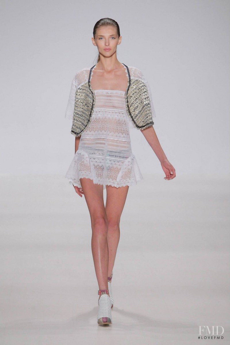 Anastasia Lagune featured in  the Custo Barcelona fashion show for Spring/Summer 2015