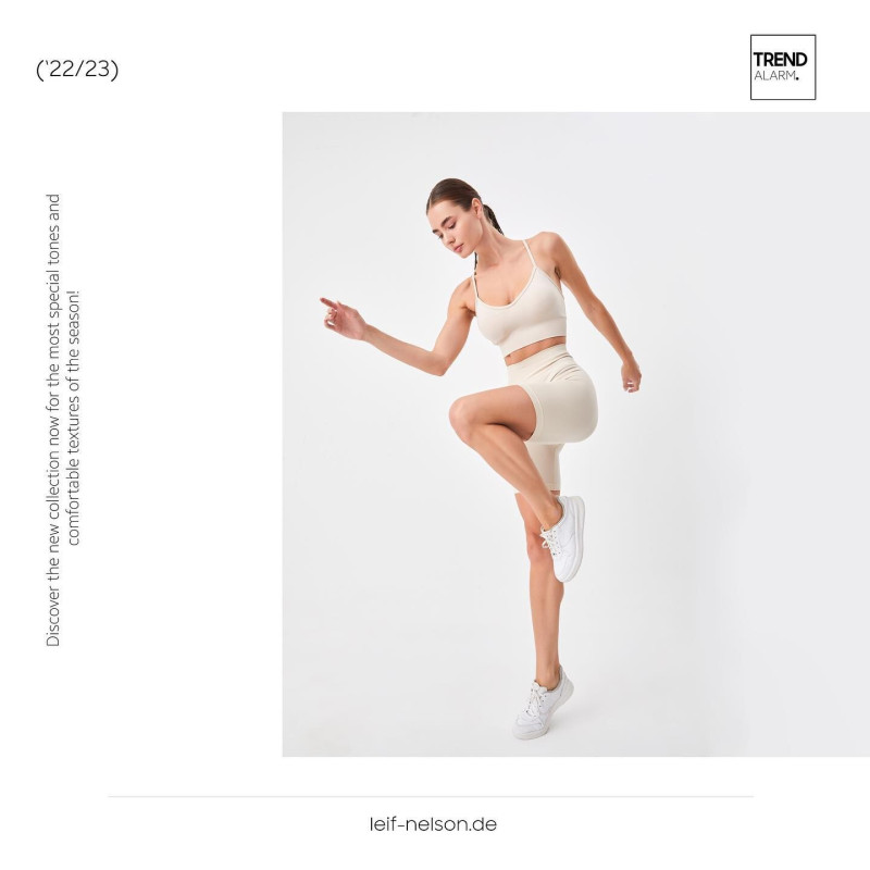 Alexandra Pletnyova featured in  the Leif Nelson catalogue for Autumn/Winter 2025