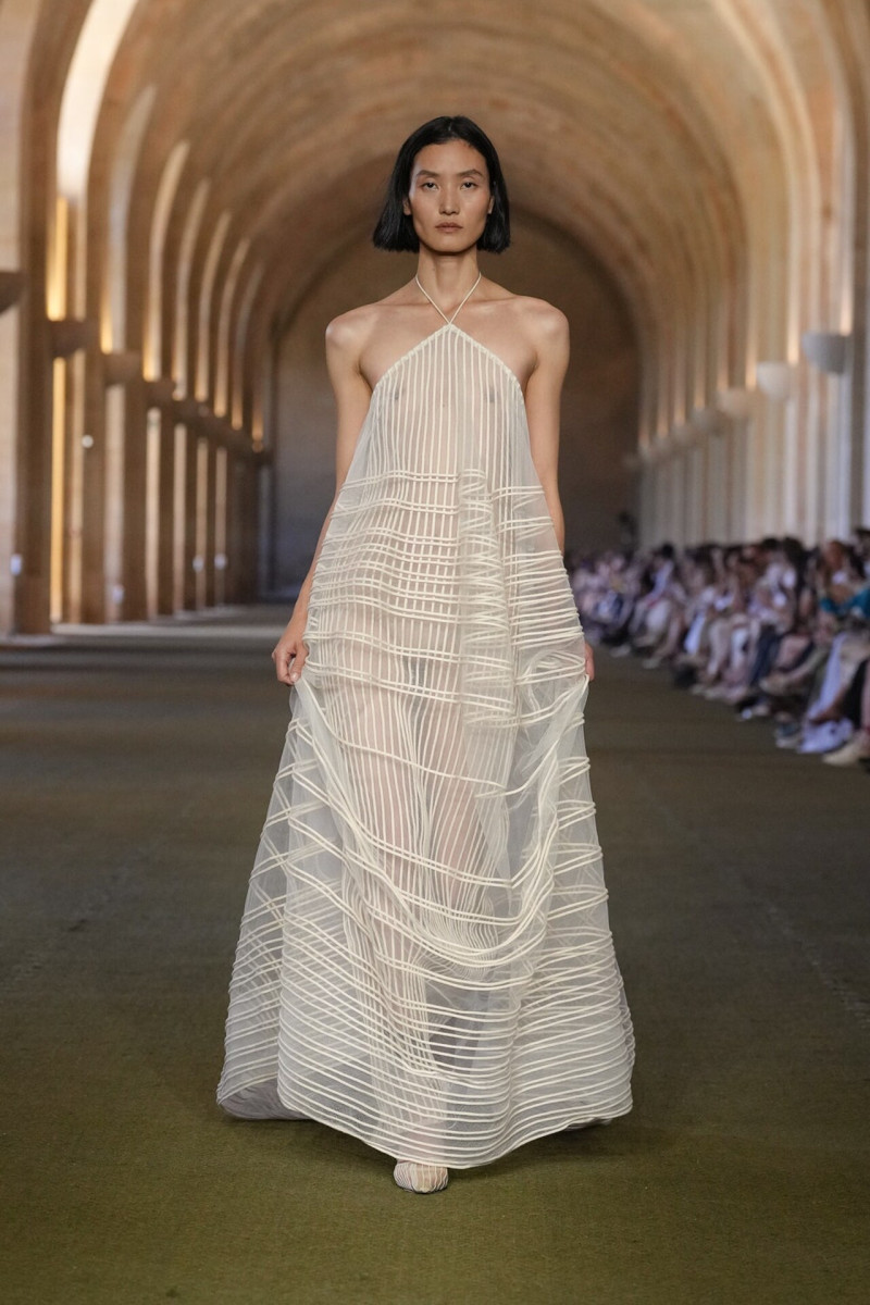 Lina Zhang featured in  the Jacquemus fashion show for Spring/Summer 2026