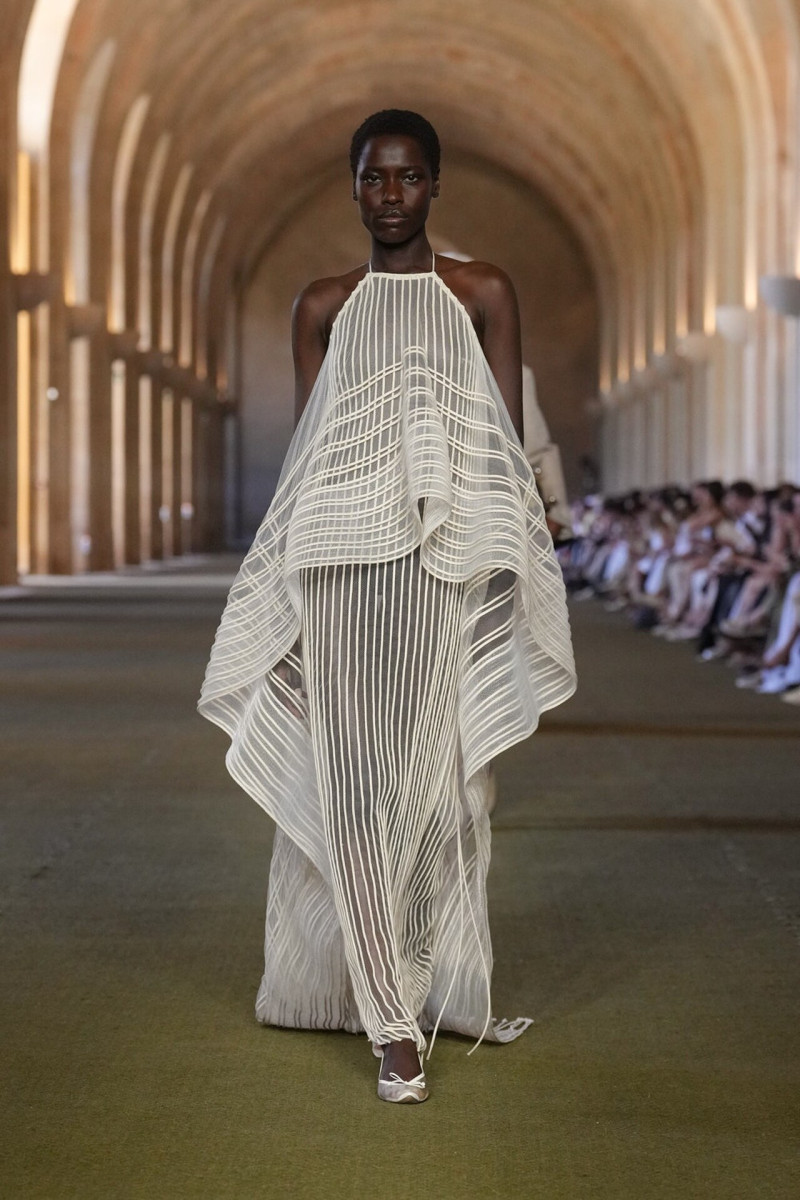Awar Odhiang featured in  the Jacquemus fashion show for Spring/Summer 2026