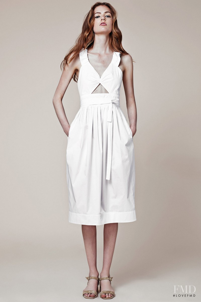 Emmy Rappe featured in  the Jill Stuart fashion show for Resort 2015