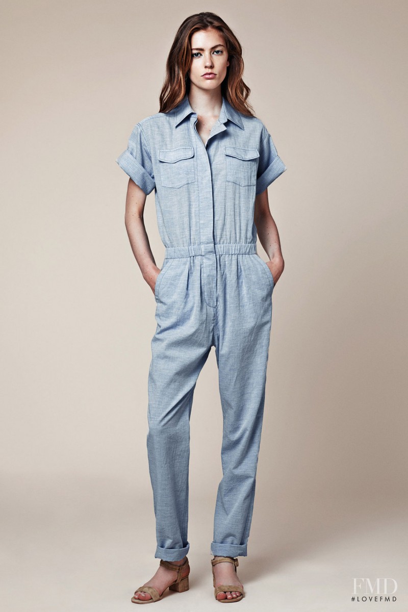 Emmy Rappe featured in  the Jill Stuart fashion show for Resort 2015