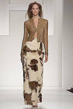 Halston fashion show for Autumn/Winter 2000
