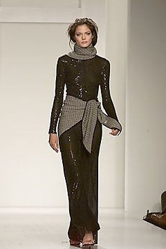 Halston fashion show for Autumn/Winter 2000