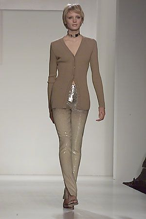Halston fashion show for Autumn/Winter 2000