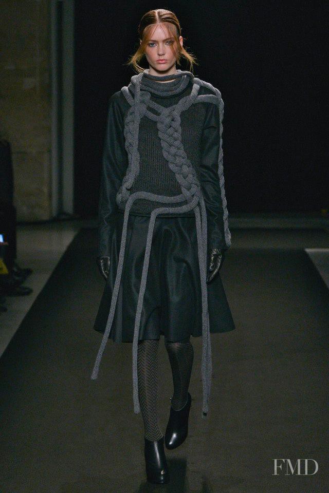 Emmy Rappe featured in  the Atsuro Tayama fashion show for Autumn/Winter 2014