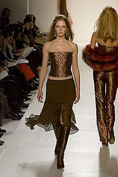 Nicole Miller fashion show for Autumn/Winter 2000