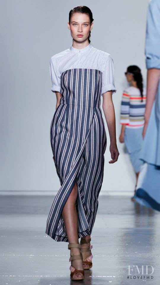 Lieke van Houten featured in  the SUNO fashion show for Spring/Summer 2015