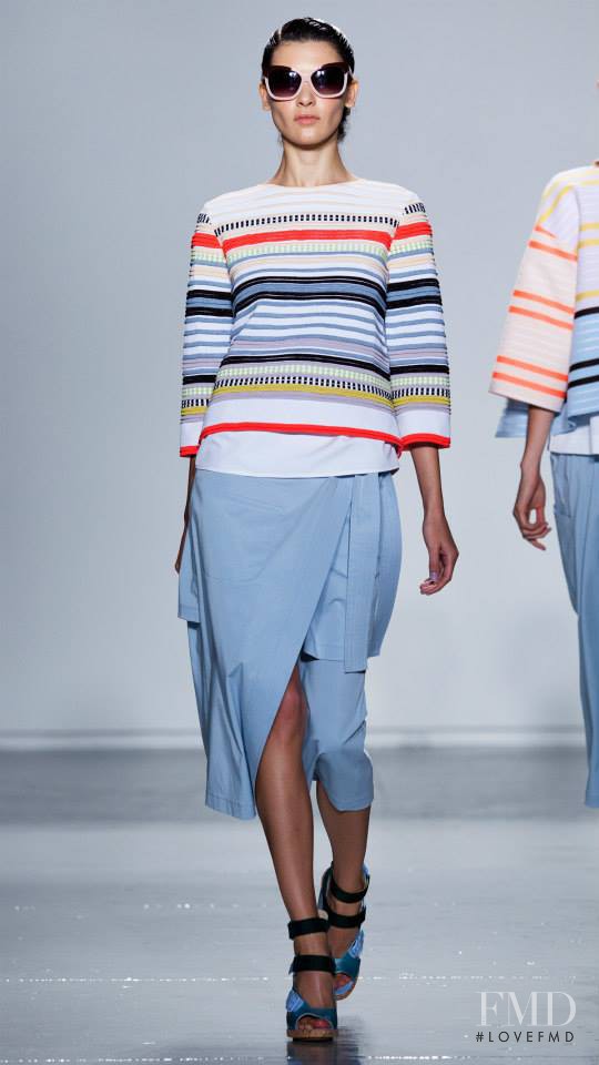 Iana Godnia featured in  the SUNO fashion show for Spring/Summer 2015