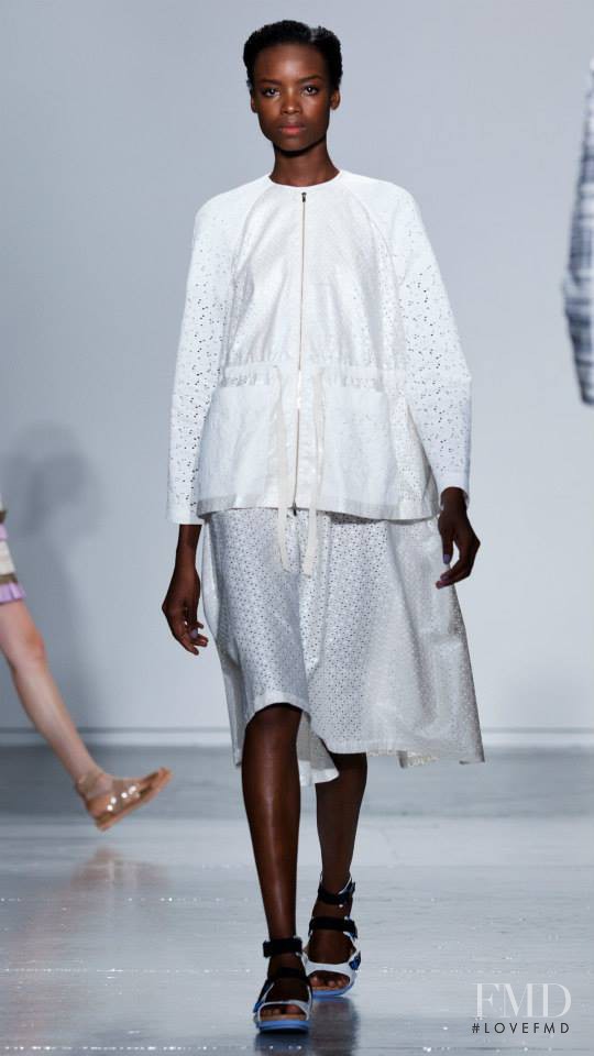 Maria Borges featured in  the SUNO fashion show for Spring/Summer 2015