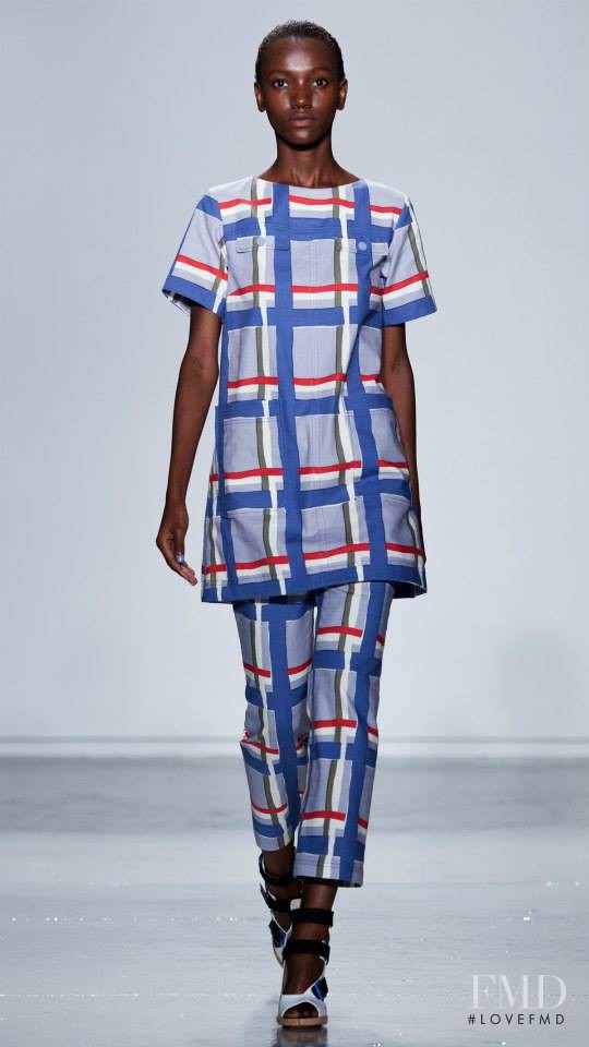 Herieth Paul featured in  the SUNO fashion show for Spring/Summer 2015
