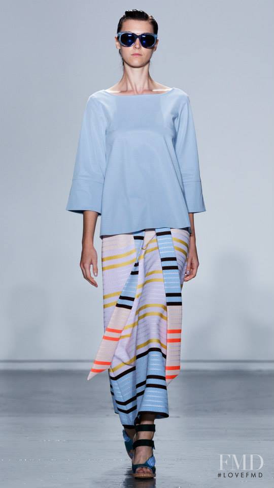 Stephanie Joy Field featured in  the SUNO fashion show for Spring/Summer 2015