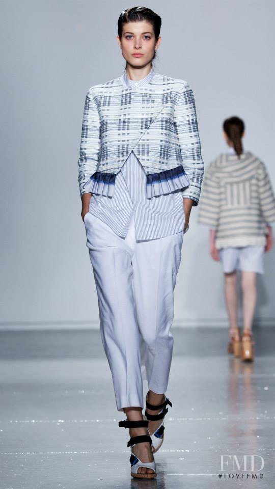 Larissa Hofmann featured in  the SUNO fashion show for Spring/Summer 2015