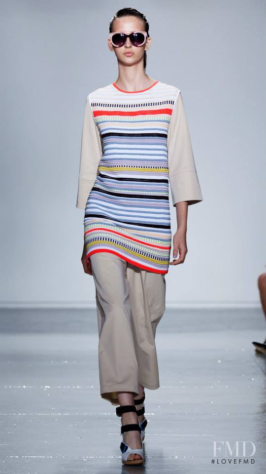 Waleska Gorczevski featured in  the SUNO fashion show for Spring/Summer 2015