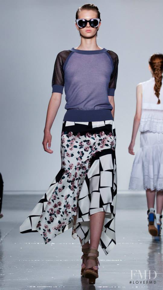 Florence Kosky featured in  the SUNO fashion show for Spring/Summer 2015