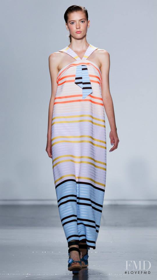 Emmy Rappe featured in  the SUNO fashion show for Spring/Summer 2015
