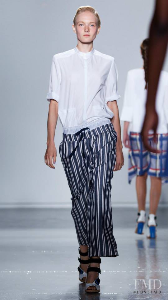 Maja Salamon featured in  the SUNO fashion show for Spring/Summer 2015