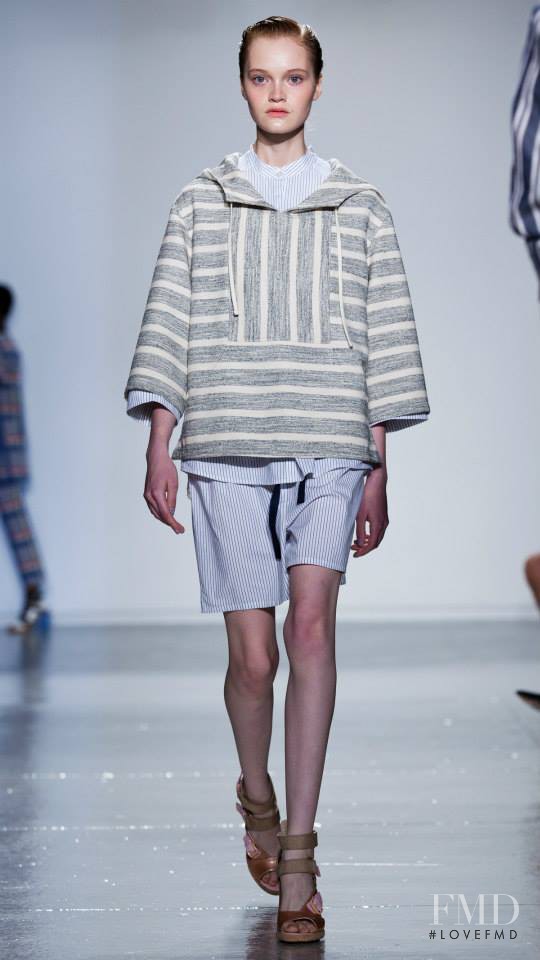 Mia Gruenwald featured in  the SUNO fashion show for Spring/Summer 2015