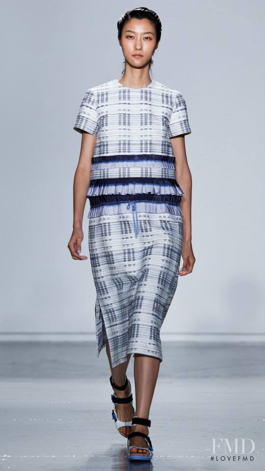 Ji Hye Park featured in  the SUNO fashion show for Spring/Summer 2015