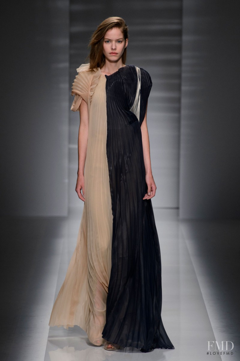 Alexandra Hochguertel featured in  the Vionnet fashion show for Autumn/Winter 2014