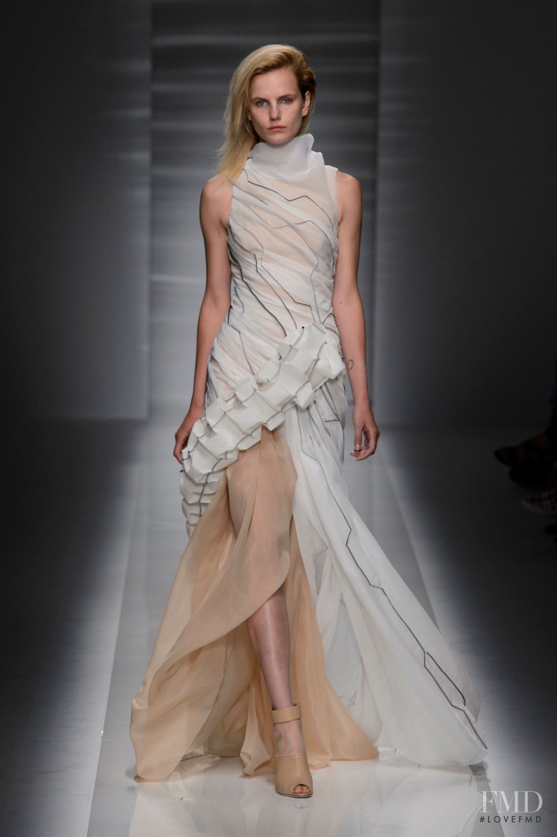 Anmari Botha featured in  the Vionnet fashion show for Autumn/Winter 2014