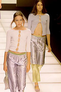 Emporio Armani fashion show for Spring/Summer 2000