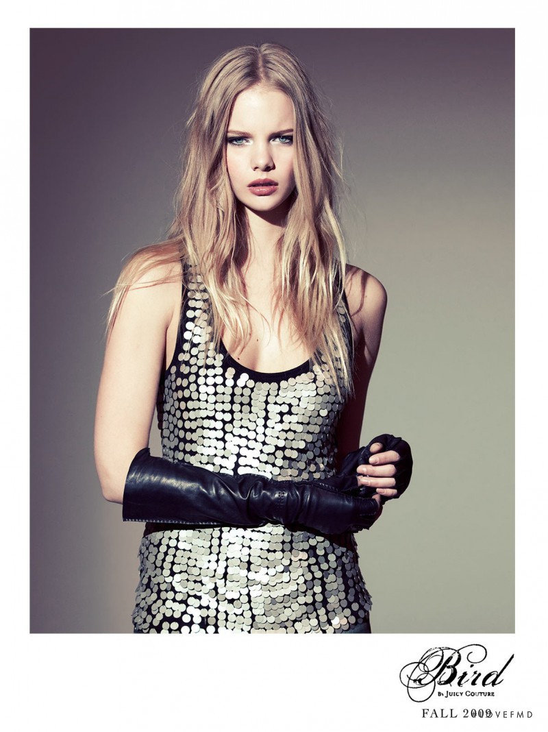 Marloes Horst featured in  the Bird by Juicy Couture advertisement for Autumn/Winter 2009