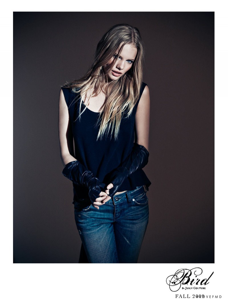 Marloes Horst featured in  the Bird by Juicy Couture advertisement for Autumn/Winter 2009