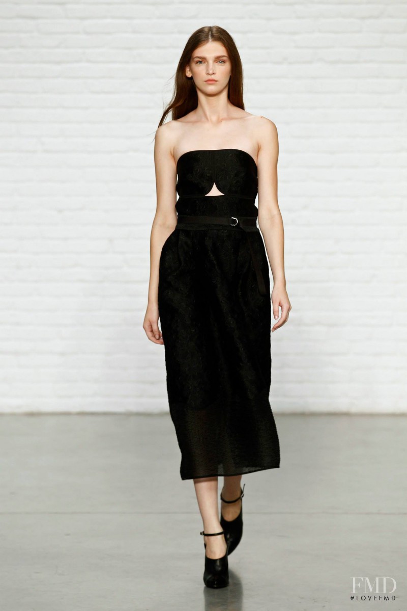 Anka Kuryndina featured in  the Yigal Azrouel fashion show for Spring/Summer 2015