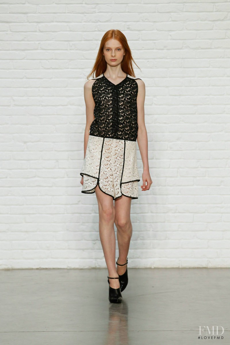 Dasha Gold featured in  the Yigal Azrouel fashion show for Spring/Summer 2015